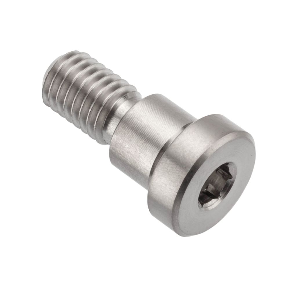 10 (M8 x 1.25) X 8 Low-Profile Shoulder Screw Smooth Hex Socket 18-8 SS ...